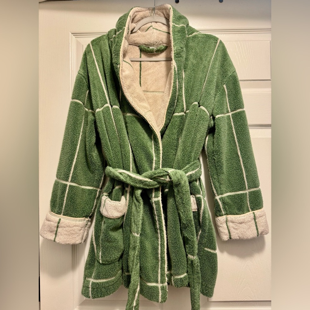 Cozy Earth Windowpane Resort Robe